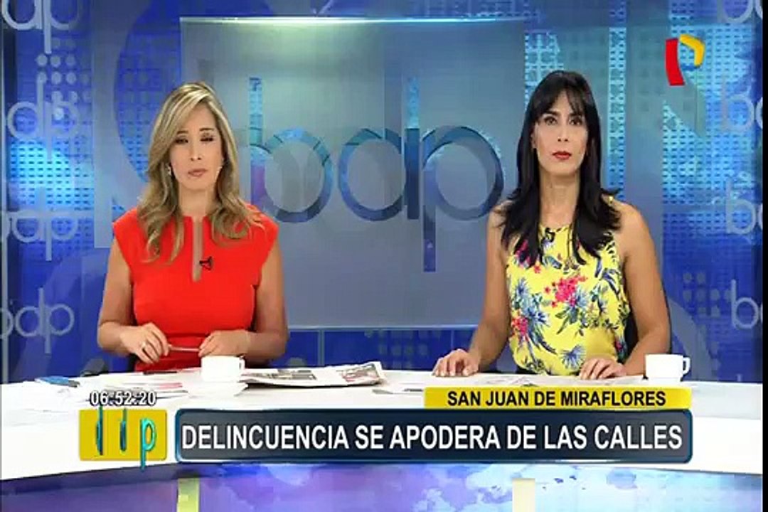 SJM: cámaras captan constantes asaltos a transeúntes