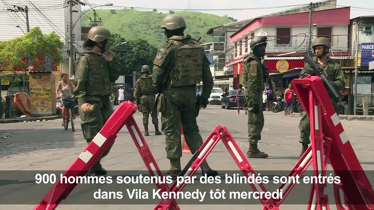 Brésil: Nouvelle intervention de l'armée dans une favela de Rio