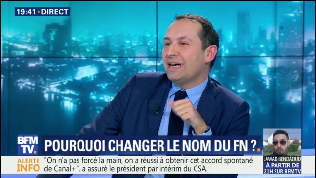 Le nouveau nom du FN va expliquer ce que nous sommes devenus , confie Sébastien Chenu