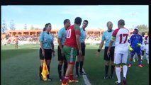 شاهد احمد أحمد رئيس الكاف بقميص المنتخب الوطني المغربي