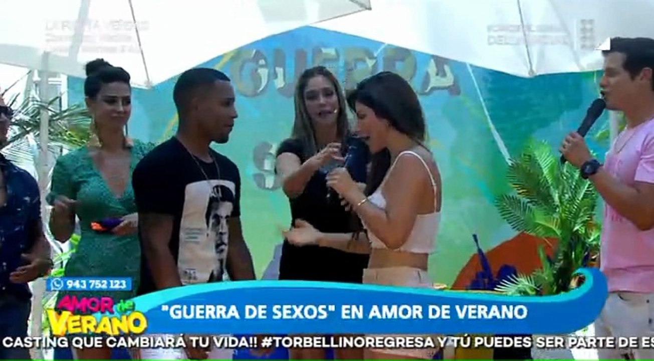 [EN VIVO] MILENA ZARATE SE BESO CON CESAR TAVARA EN PLENO PROGRAMA