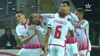 الهدف الخامس للوداد الرياضي 5-2 ويليامسفيلي أثلتيك الإيفواري - دوري أبطال أفريقيا