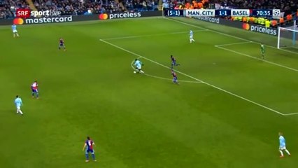 Lang GOAL - Manchester City (1:2) Basel