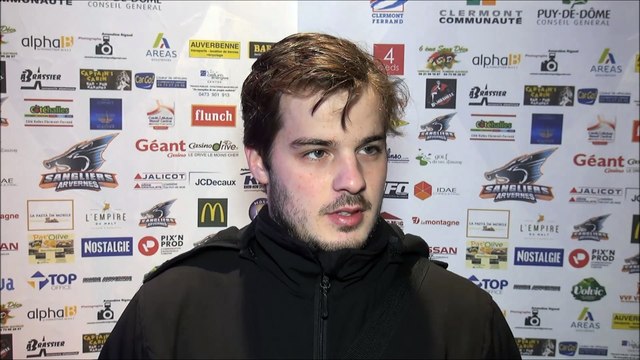 Hockey sur glace 2018-03-03 D2 Interview Dylan Celestin - Gardien de but des Gaulois de Chalons en Champagne