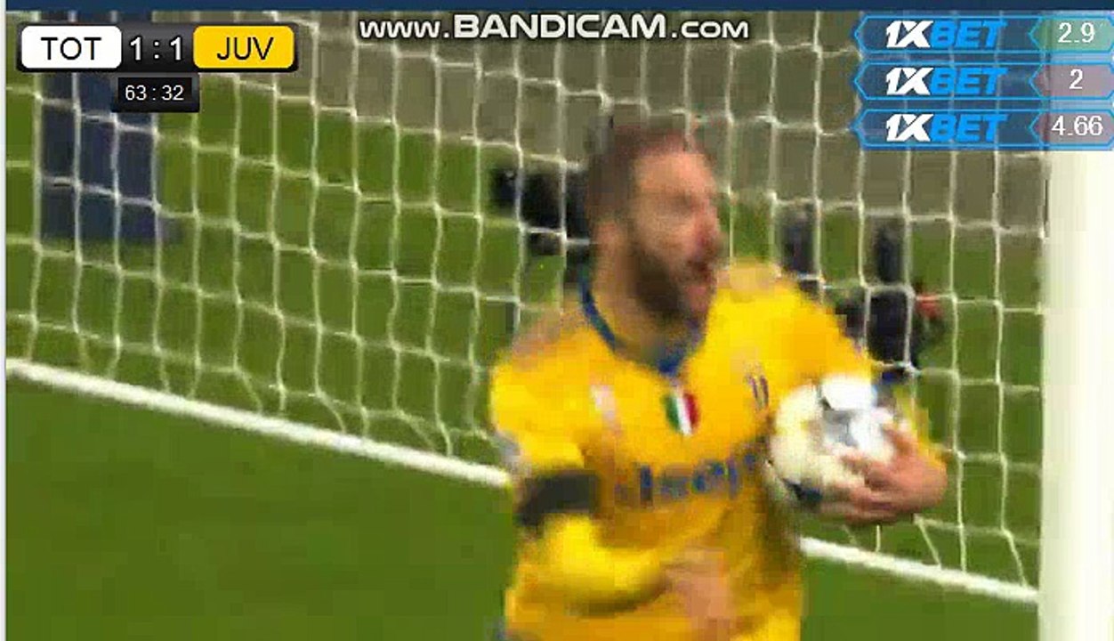 Gonzalo Higuain Goal HD - Tottenham 1-1 Juventus 07.03.2018