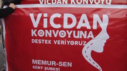 Vicdan Konvoyu"Na Siirt ve Bingöl'den Destek