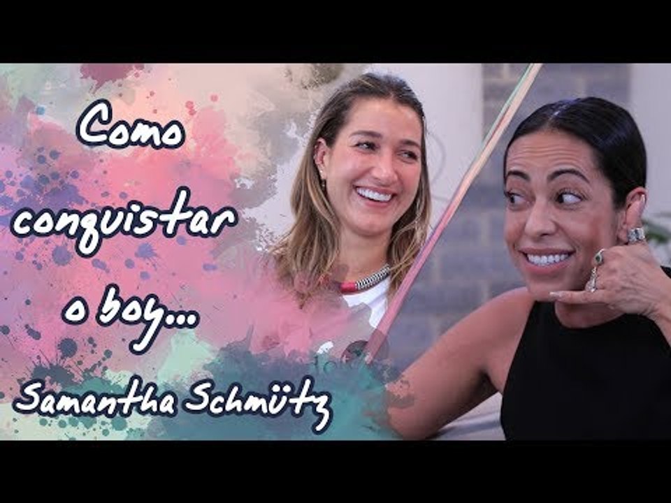 SAMANTHA SCHMUTZ JÁ FUMOU CIGARRO COM LEONARDO DI CAPRIO