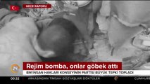 Rejim bomba, onlar göbek attı
