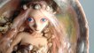 DIY Polymer Clay Mermaid Art Doll - Part 2 of 2 - Doll Mermaid Tail, Hair, & Resin Pond Tutorial