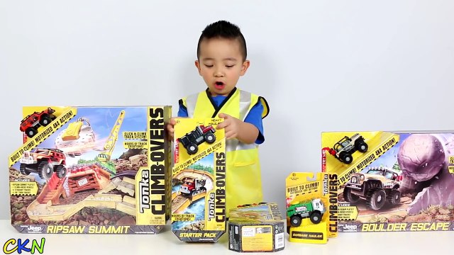 Tonka Climb-Overs Ripsaw Summit and Boulder Escape Playsets Garbage Truck Jeep Ckn Toys