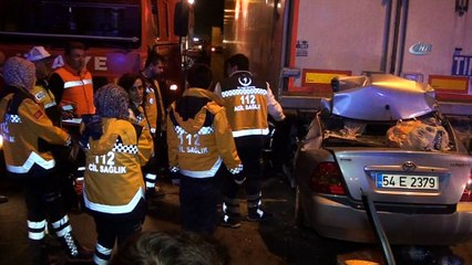 TEM Otoyolunda feci kaza: 2 ölü