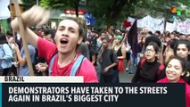 Brazil Protests Against Increases In Public Transport Fares
