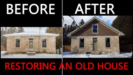 Rebuilding a 160 Year old Heritage House - Ontario, Canada