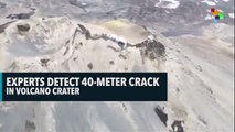 CHILE: EXPERTS DETECT 40-METER CRACK IN VOLCANO CRATER