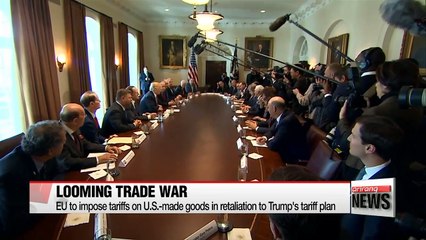 Trade war looms as EU to retaliate against Trump's tariff plan