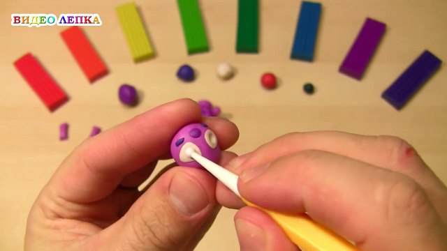 Лепка из пластилина для детей. ЛУНТИК | Видео Лепка