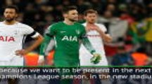 Lloris calls for calm as Spurs crash out of Europe