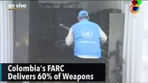 Colombia's FARC Delivers 60% of Weapons