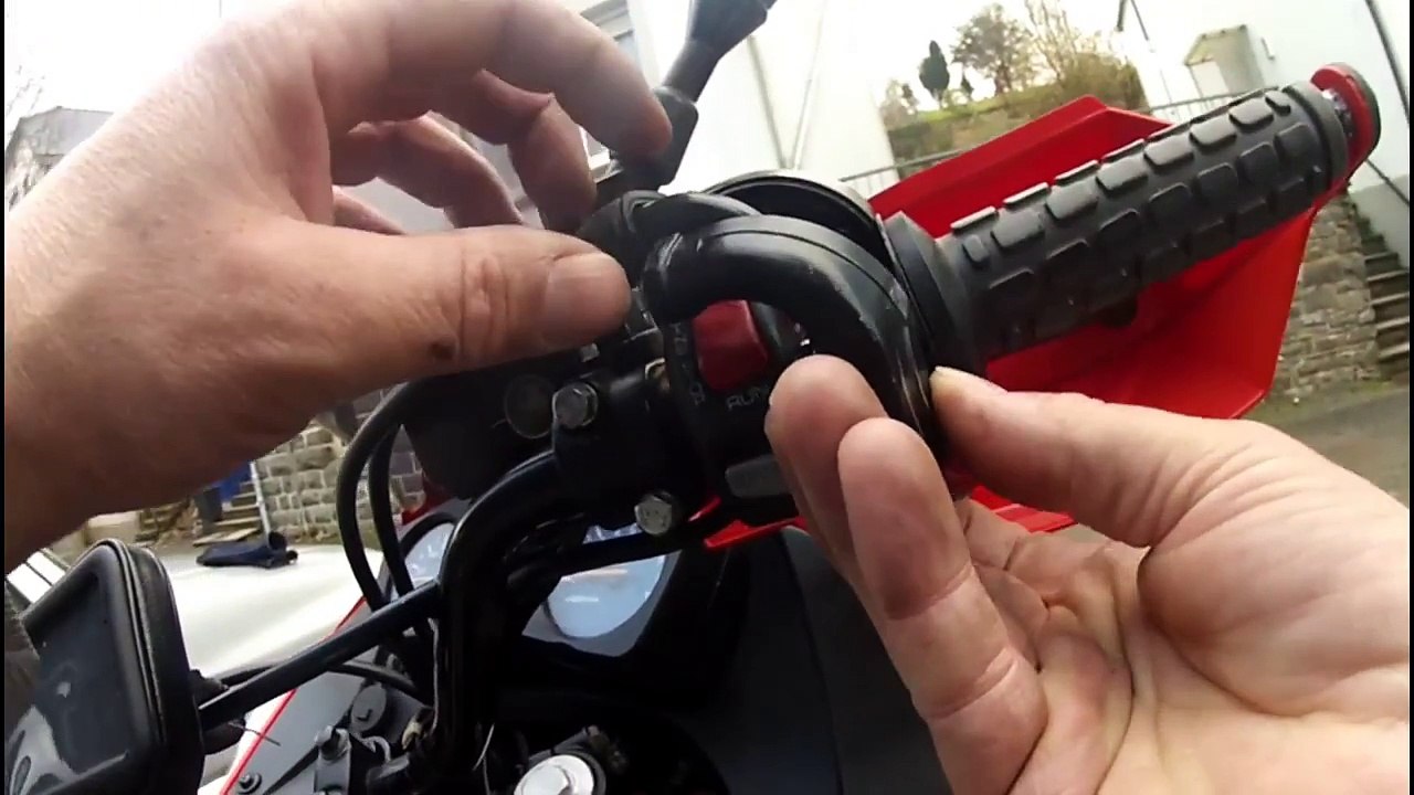 Yamaha xtz 660 Tenere Gaszug Wechseln-einbauen