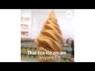Thai Tea Soft Serve is Perfect