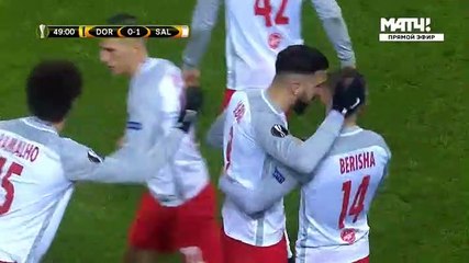 Berisha  (Penalty) Goal HD - Dortmund	0-1	Salzburg 08.03.2018