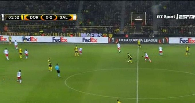 Andre Schurrle Goal - Borussia Dortmund 1-2 Salzburg - 08.03.2018