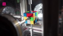 Esta máquina resuelve un Cubo de Rubik en 0.38 segundos