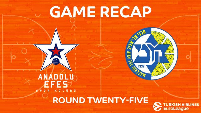 Highlights: Anadolu Efes Istanbul - Maccabi FOX Tel Aviv