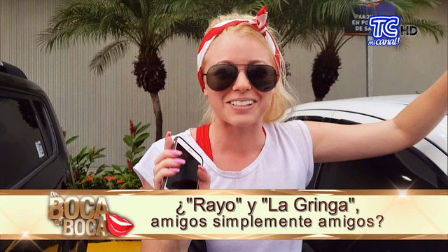Captamos juntos a “Rayo” y “La Gringa” ¿Amigos simplemente amigos o algo más?