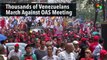 Thousands of Venezuelans March Against OAS Meeting