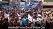 Hundreds Protest Social Welfare Cuts