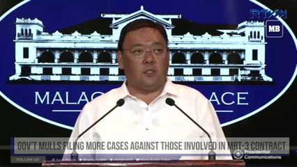 Gov’t mulls filing more cases against those involved in MRT-3 contract