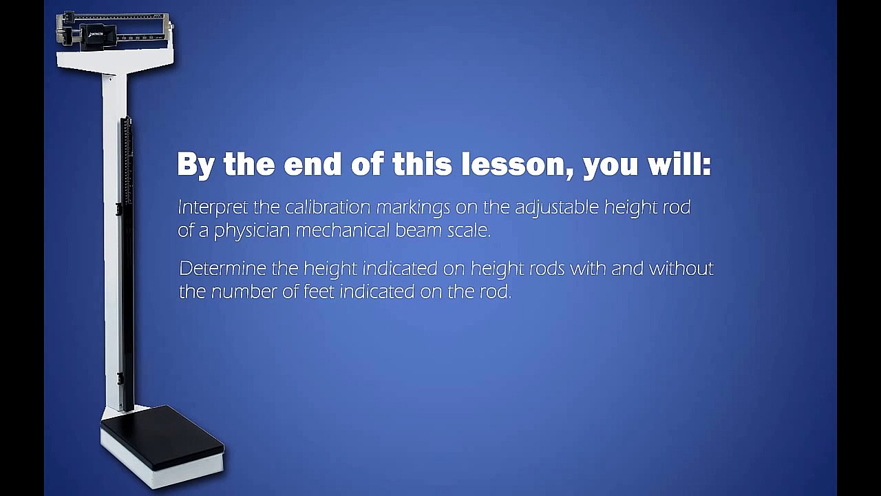 LearningTools: Reading Height Measurements on a Physician Mechanical Beam Scale with Height Rod