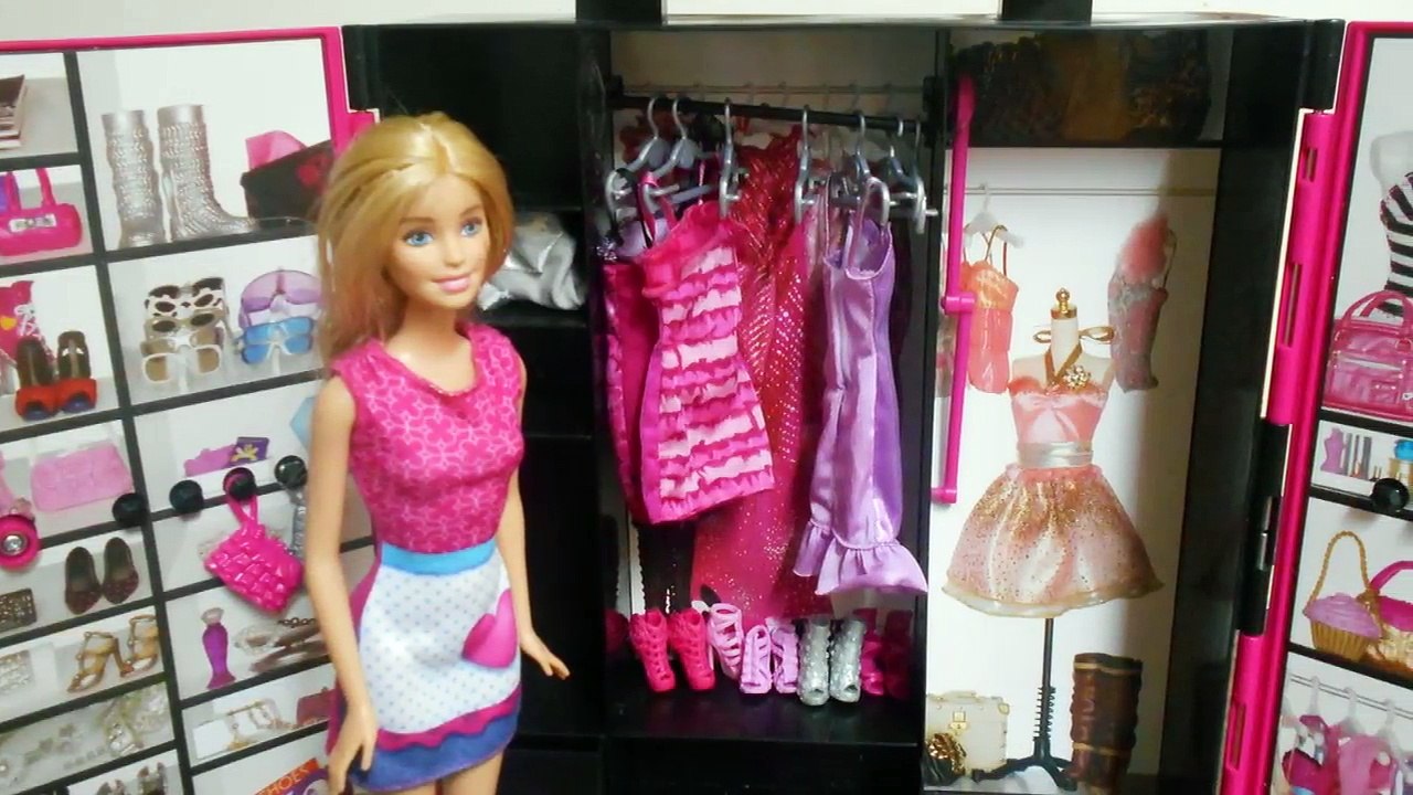 العاب اطفال | العاب بنات | لعبة خزانة باربي 1