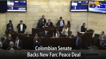 Colombian Senate Backs New Farc Peace Deal