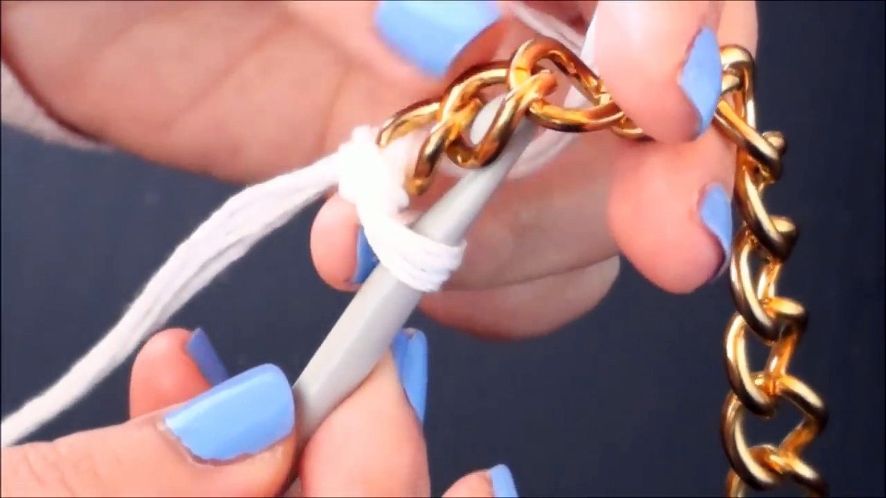 How to: DIY Crochet Braided Chain Bracelet