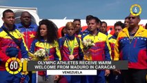 In 60 Seconds: Olympic Athletes Welcome by Maduro in Caracas