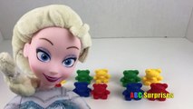 Learn Colors and Sizes Small Medium With Disney Frozen And Large Teddy Bear Toys for Kids