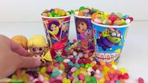 Candy Surprise Cups Disney Princess Hello KItty Toy Story Supergirl Dora the Explorer