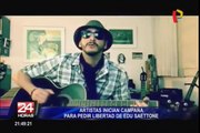 Artistas inician campaña para liberar a Edu Saettone