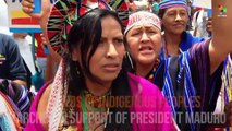 Indigenous People March in Support of Venezuelan Gov't