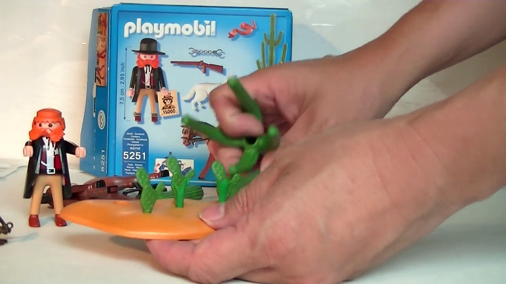 unbox Playmobil Western 5251 Sheriff with Horse (01997 z) - video  Dailymotion