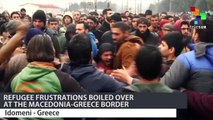 Tear Gas Fired at Refugees Stranded in Greece