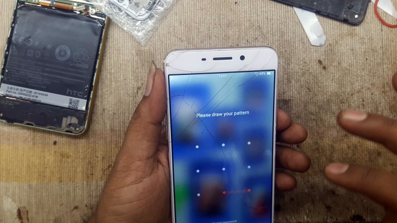 how to change Oppo f1 plus display(screen)