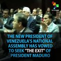 New Head of Venezuela's National Asembly Will Seek Ousting the Government