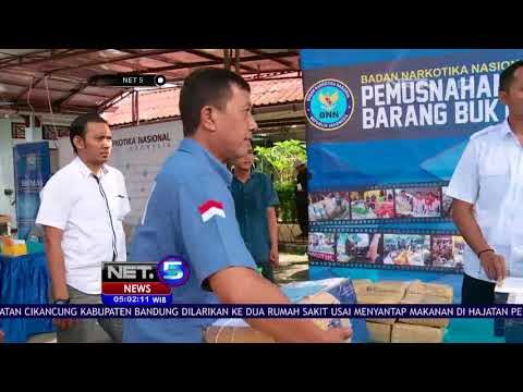 Petugas BNN Musnahkan Sabu 15,8 Kg NET 5