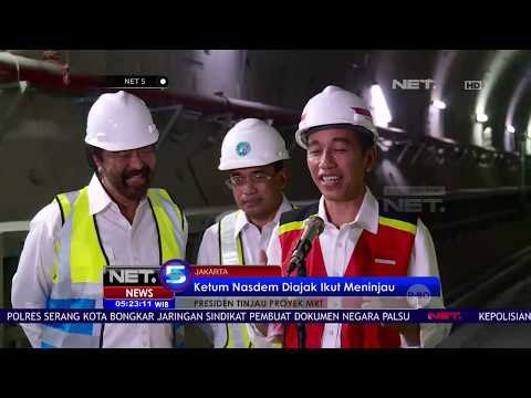 Presiden Tinjau Proyek MRT NET 5