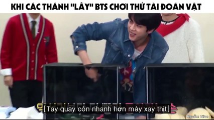 KHI CÁC THÁNH "LẦY" BTS CHƠI THỬ TÀI ĐOÁN VẬT