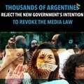 Thousands of Argentines Reject New Gov't's Intention to Revoke Media Law