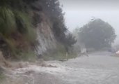 Floodwater Swamps Roads as Wild Weather Batters New Zealand